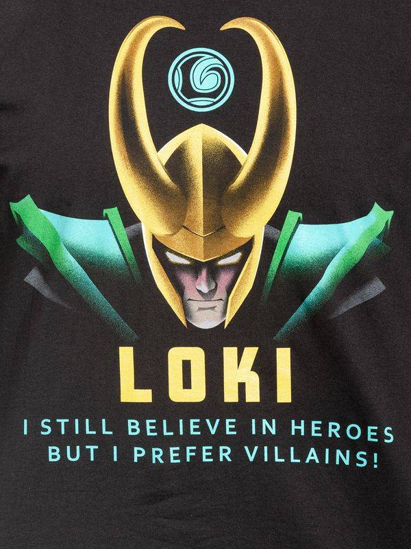 Nastrovje Potsdam Loki Villains Herren T-Shirt schwarz Black Friday