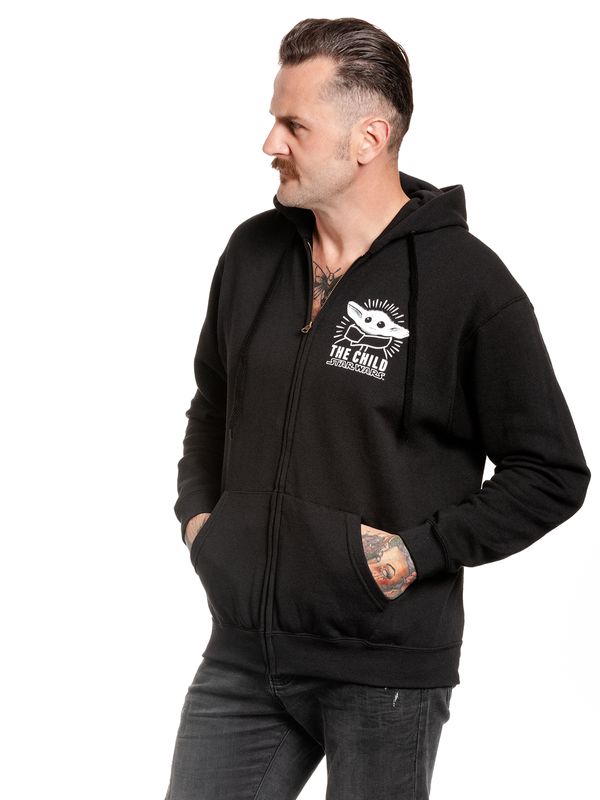Nastrovje Potsdam The Mandalorian Baby Yoda Herren Kapuzensweatjacke schwarz Cyber Monday