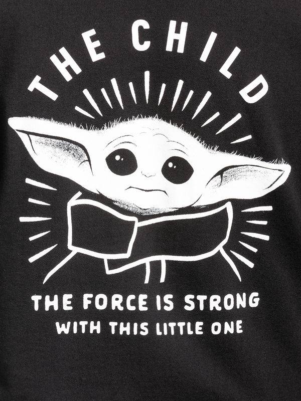 Nastrovje Potsdam The Mandalorian Baby Yoda Herren Kapuzensweatjacke schwarz Cyber Monday