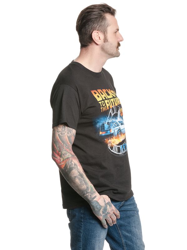 Nastrovje Potsdam Back To The Future Time Herren T-Shirt schwarz Osterangebot