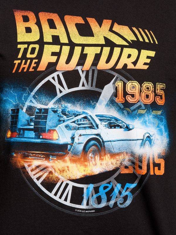 Nastrovje Potsdam Back To The Future Time Herren T-Shirt schwarz Osterangebot