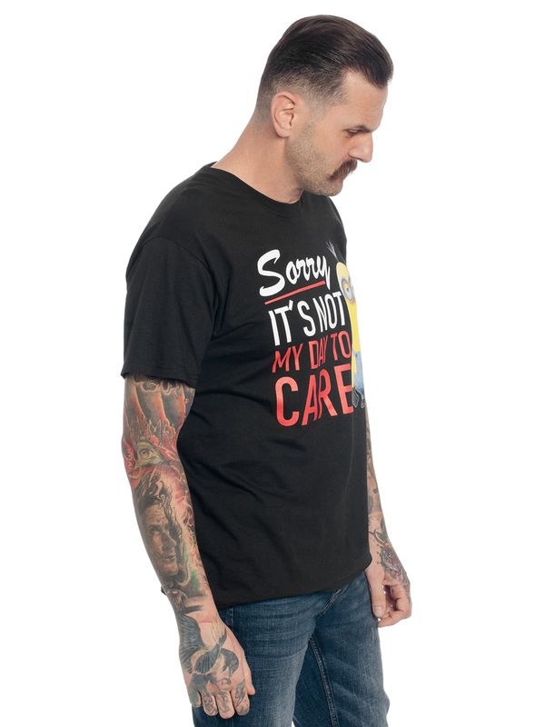 Nastrovje Potsdam Minions I Don&#039;t Care Herren T-Shirt schwarz Vatertagsangebot