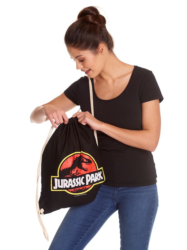 Nastrovje Potsdam Jurassic Park Logo Gymbag schwarz Valentinstagsangebot