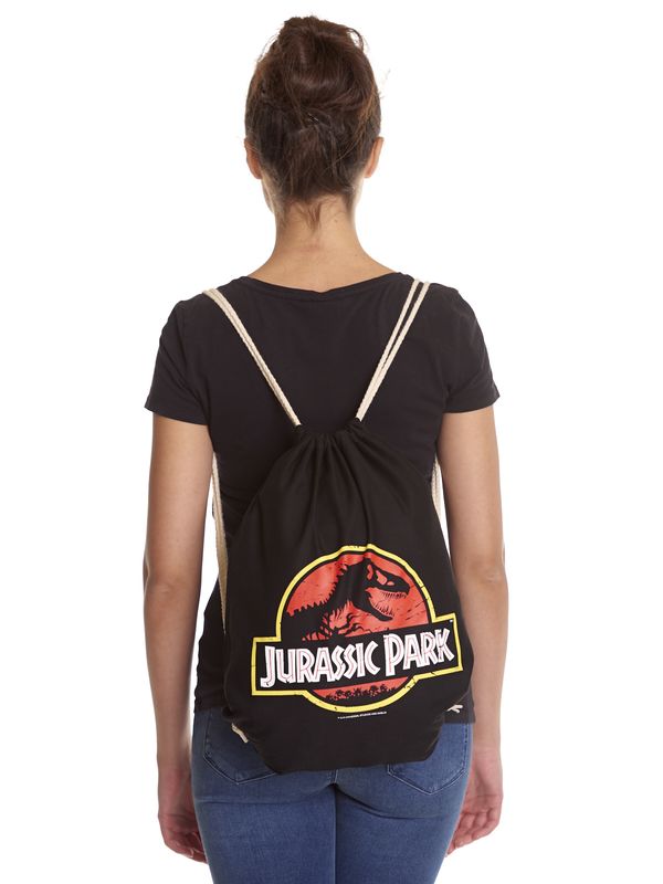 Nastrovje Potsdam Jurassic Park Logo Gymbag schwarz Valentinstagsangebot
