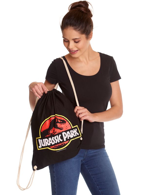 Nastrovje Potsdam Jurassic Park Logo Gymbag schwarz Valentinstagsangebot