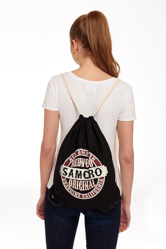 Nastrovje Potsdam Sons of Anarchy Gymbag schwarz Neueste Mode