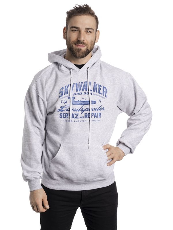 Nastrovje Potsdam Star Wars Skywalker Herren Kapuzensweatshirt grau meliert Große Rabatte