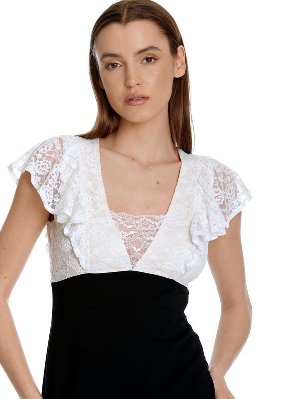 Nastrovje Potsdam Vive Maria Lovely Party Damen A-Linien-Kleid creme allover/schwarz Letzte 3 Tage