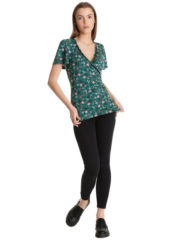 Nastrovje Potsdam Vive Maria Garden Of Eden Damen T-Shirt grün allover Bis zu 55% Rabatt