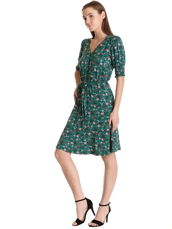 Nastrovje Potsdam Vive Maria My Lovely Garden Damen A-Linien-Kleid grün allover Nur noch ein Tag übrig