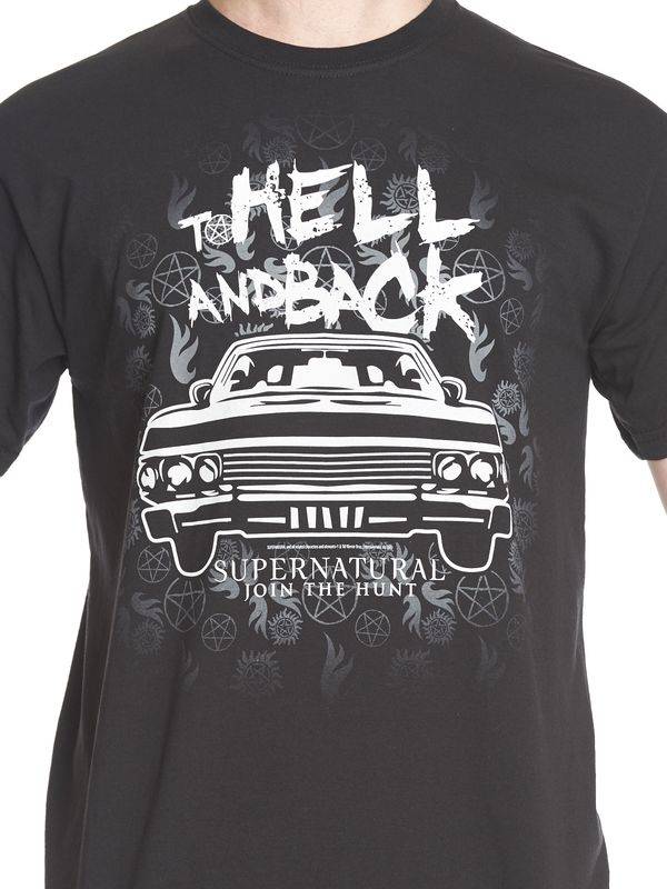 Nastrovje Potsdam Supernatural To Hell Herren T-Shirt schwarz Kostenloser Versand international