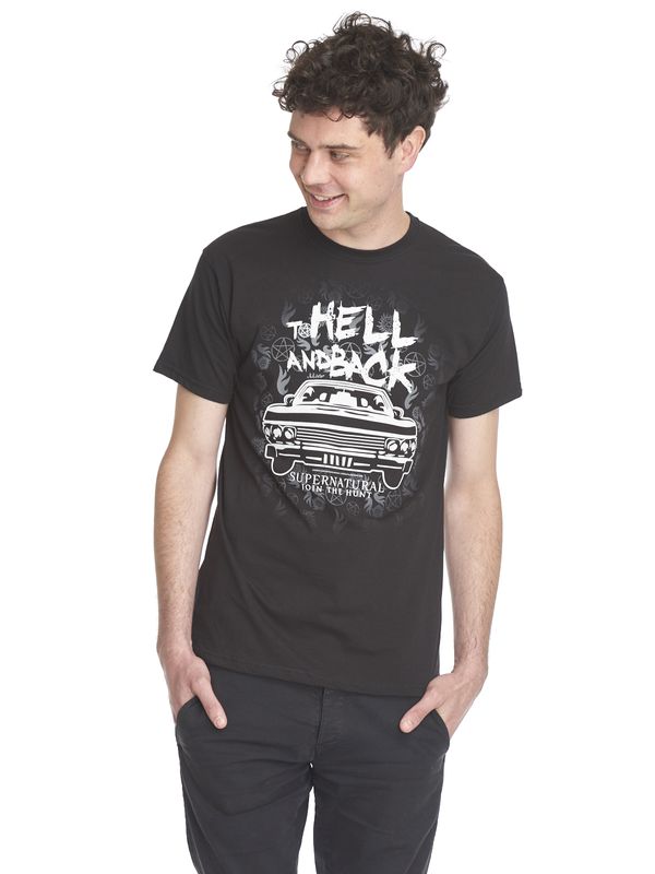 Nastrovje Potsdam Supernatural To Hell Herren T-Shirt schwarz Kostenloser Versand international