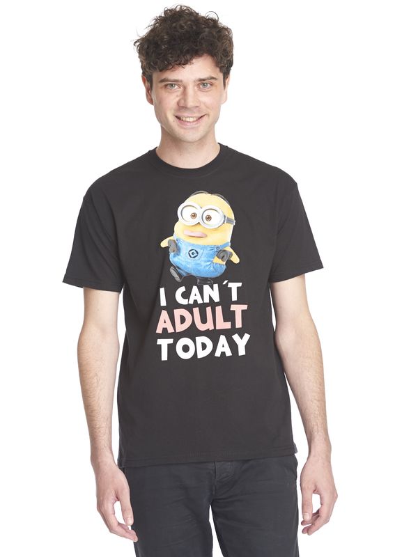 Nastrovje Potsdam Minions Adult Herren T-Shirt schwarz Fabrikladen