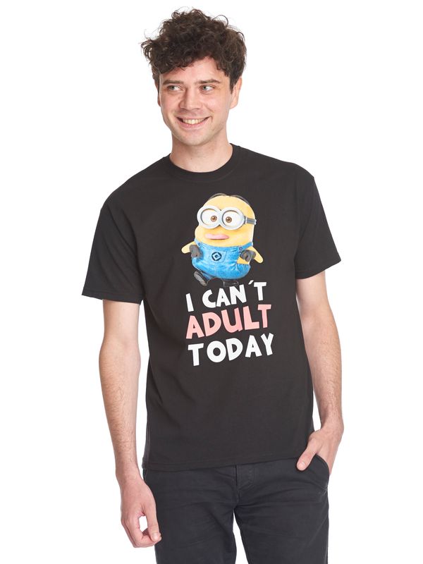 Nastrovje Potsdam Minions Adult Herren T-Shirt schwarz Fabrikladen