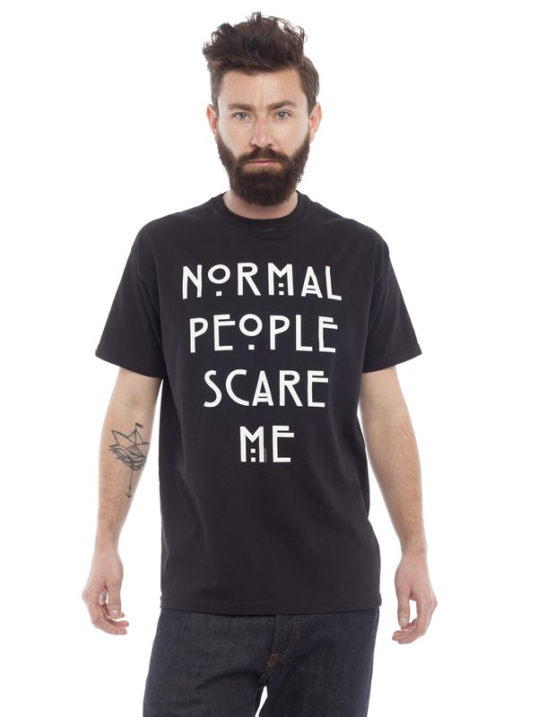 Nastrovje Potsdam American Horror Story Normal People Herren T-Shirt schwarz Im Verkauf