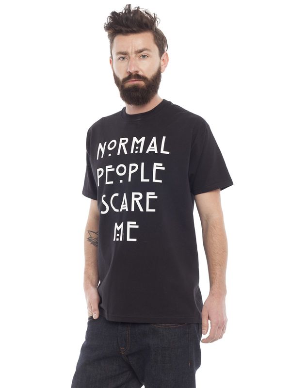Nastrovje Potsdam American Horror Story Normal People Herren T-Shirt schwarz Im Verkauf