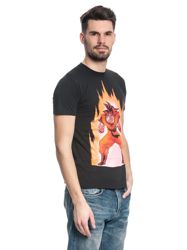 Nastrovje Potsdam Dragon Ball Z Songoku On Fire Männer T-Shirt 50% Rabatt für begrenzte Zeit