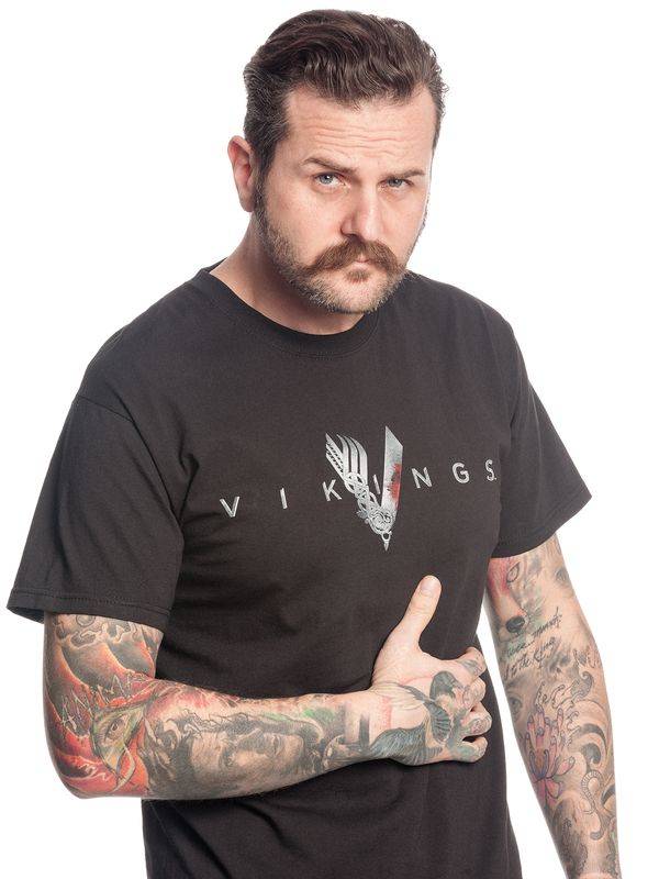 Nastrovje Potsdam Vikings Welcome Herren T-Shirt schwarz Outlet