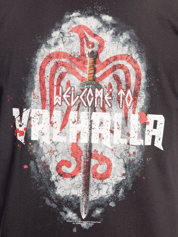 Nastrovje Potsdam Vikings Welcome Herren T-Shirt schwarz Outlet