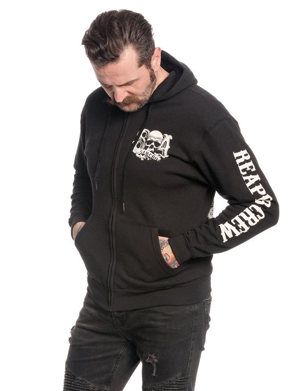 Nastrovje Potsdam Sons of Anarchy Reaper Crew Herren Kapuzensweatjacke schwarz Verkauf