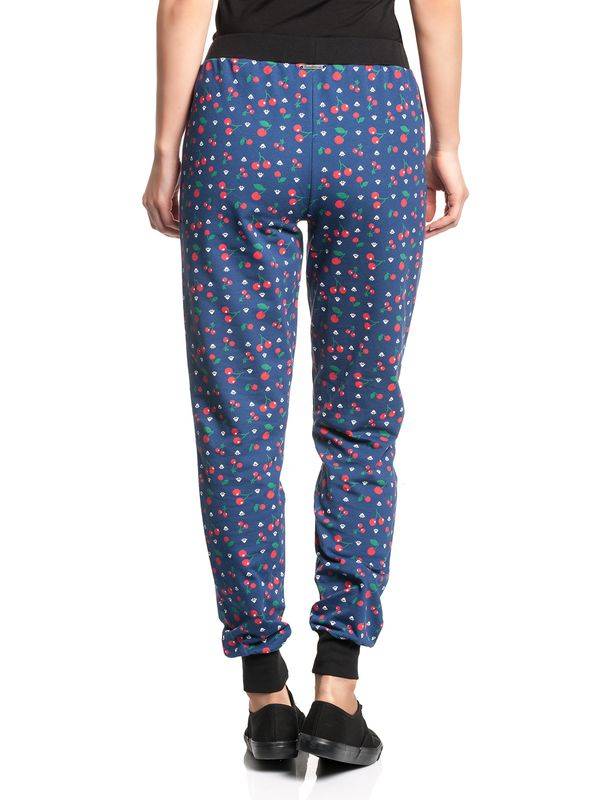 Nastrovje Potsdam Pussy Deluxe Cat Paws & Cherries Damen Sweathose blau allover Flash Sale