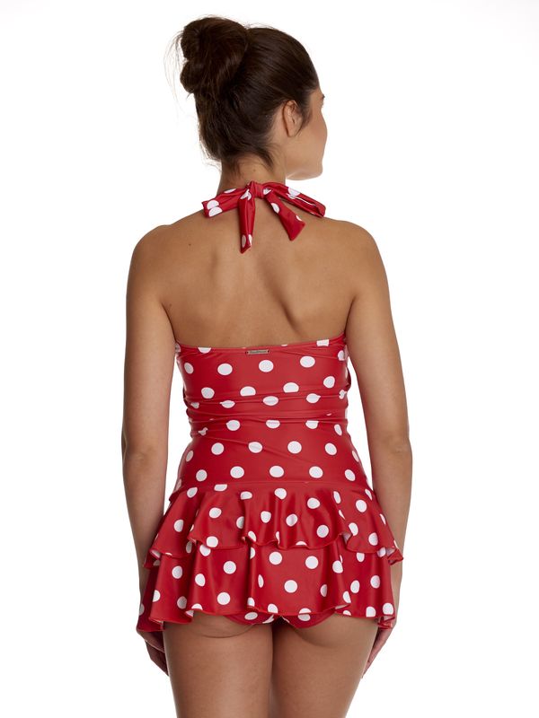 Nastrovje Potsdam Pussy Deluxe Damen Badeanzug rot allover Muttertagsangebot