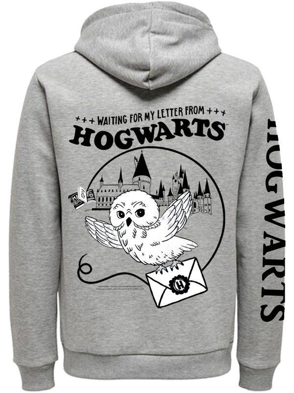 Nastrovje Potsdam Harry Potter Waiting for Letter Zip-Hooded Sweater female grau meliert Heißer Verkauf