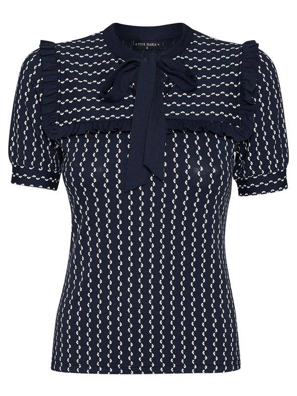 Nastrovje Potsdam Vive Maria Romantic Sailor Damen Blusenshirt blau allover Neuheiten