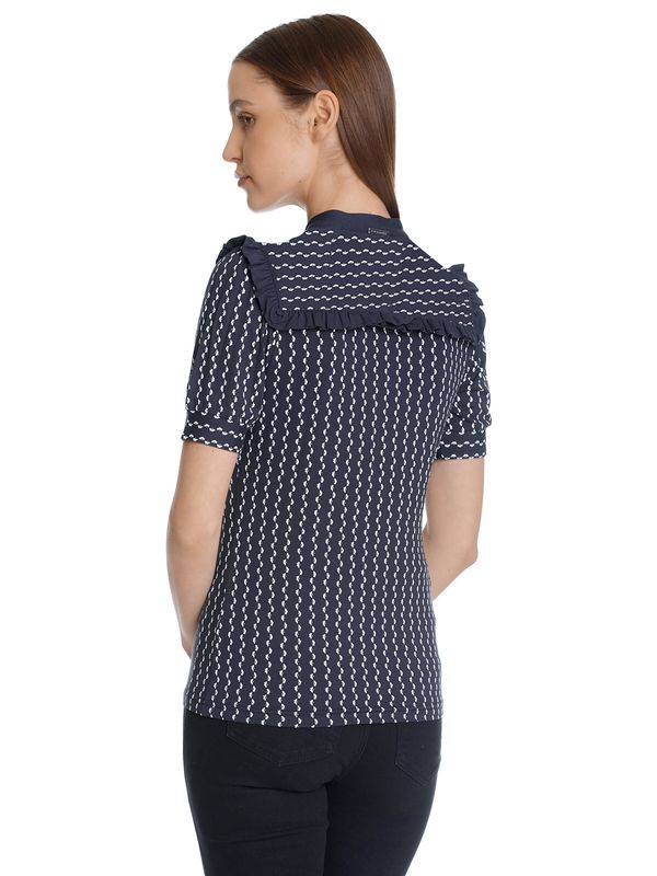 Nastrovje Potsdam Vive Maria Romantic Sailor Damen Blusenshirt blau allover Neuheiten