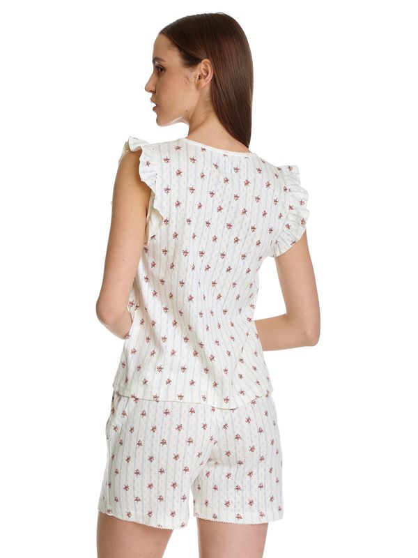 Nastrovje Potsdam Vive Maria Fleur De Nuit Damen Pyjama creme/allover Zeitbegrenzte Promotion