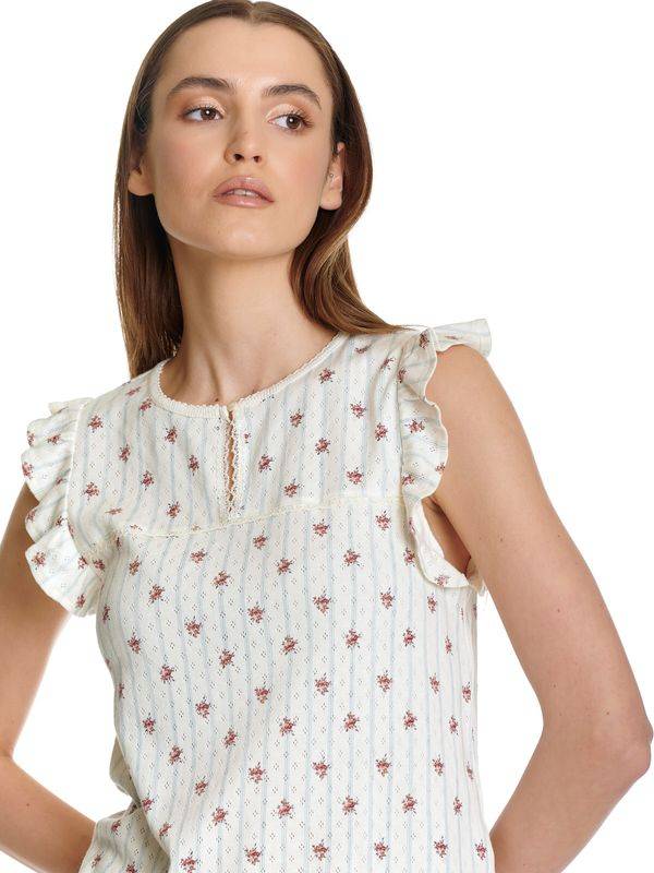 Nastrovje Potsdam Vive Maria Fleur De Nuit Damen Pyjama creme/allover Zeitbegrenzte Promotion
