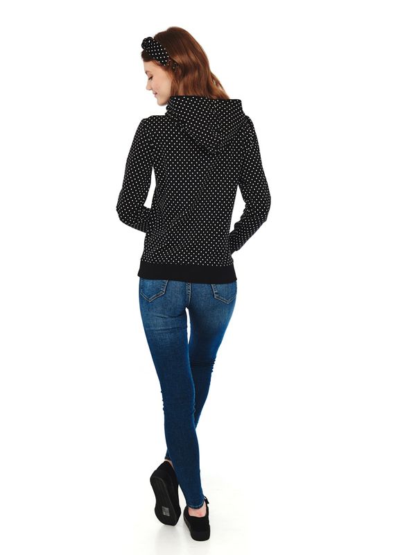 Nastrovje Potsdam Pussy Deluxe Dots Shawl Damen Schalkragenpullover schwarz Bis zu 65% Rabatt