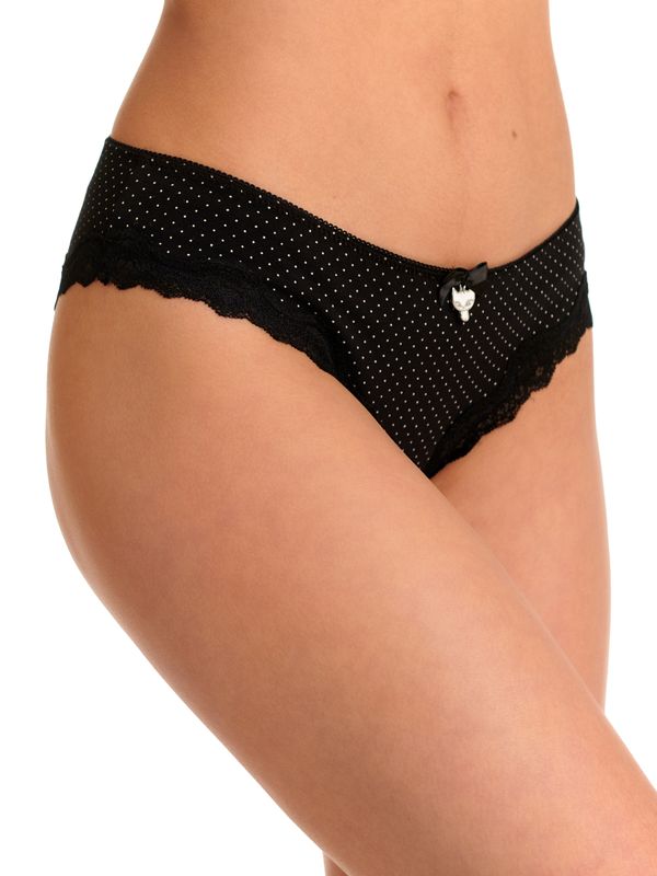 Nastrovje Potsdam Pussy Deluxe 3er Set Damen Slip-Set schwarz allover Nur für heute