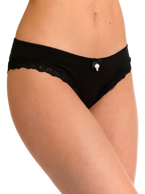 Nastrovje Potsdam Pussy Deluxe 3er Set Damen Slip-Set schwarz allover Nur für heute
