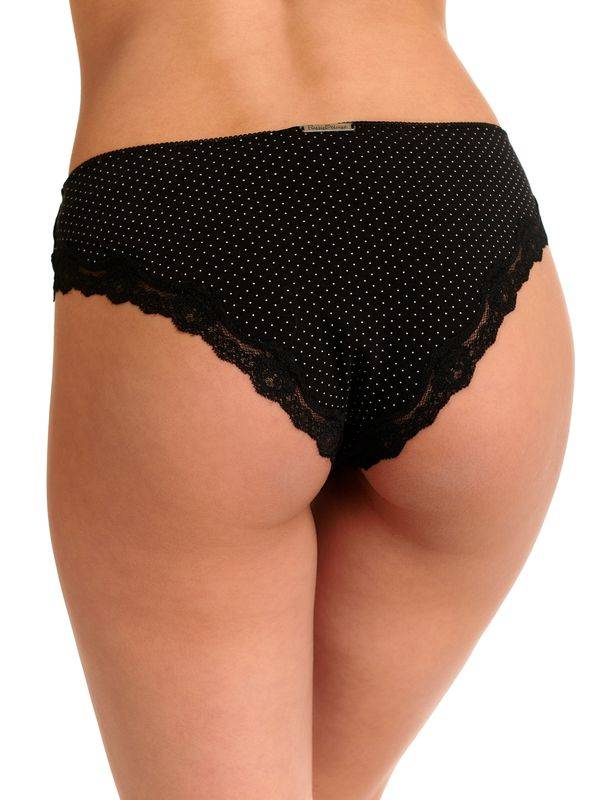 Nastrovje Potsdam Pussy Deluxe 3er Set Damen Slip-Set schwarz allover Nur für heute