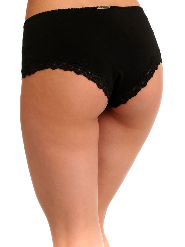 Nastrovje Potsdam Pussy Deluxe 3er Set Damen Hipster-Set schwarz allover Sonderangebot der Fabrik