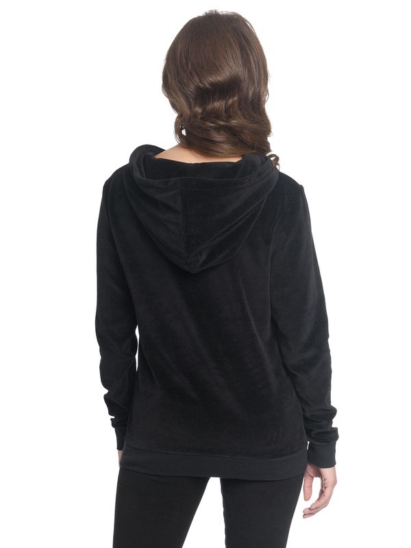 Nastrovje Potsdam Pussy Deluxe Classic Fluffy Hoodie schwarz Black Friday Preise