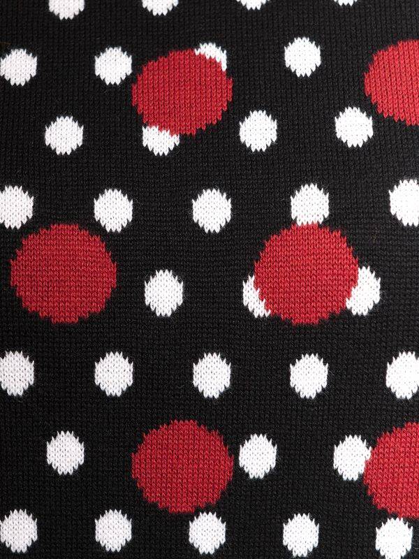 Nastrovje Potsdam Pussy Deluxe Mixed Dotties Knit Pullover schwarz allover Im Verkauf