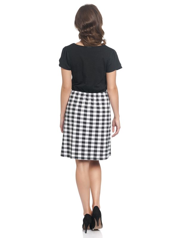 Nastrovje Potsdam Pussy Deluxe Vichy Fantasy Dress schwarz/allover zollfrei
