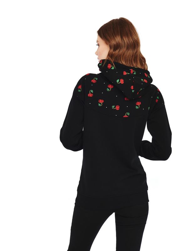 Nastrovje Potsdam Pussy Deluxe Cherry Bomb Schalkragenpullover für Damen 2025