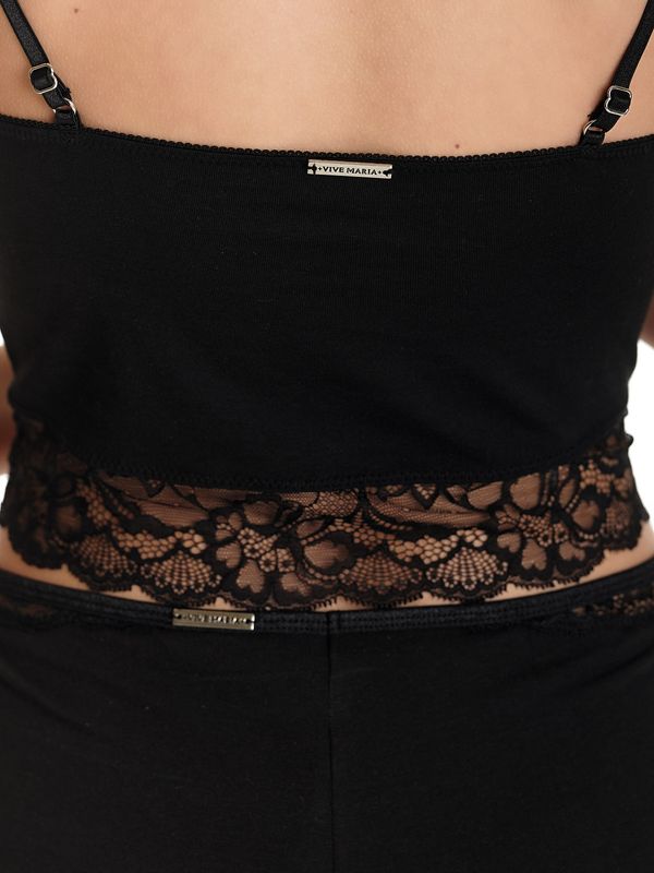 Nastrovje Potsdam Vive Maria Marias High Waist Damen Wäscheset: Top mit Panty schwarz Hotsell
