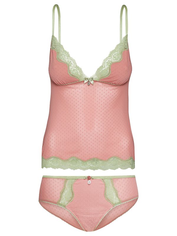 Nastrovje Potsdam Vive Maria Rose & Pistache Damen Wäscheset: Top mit Panty lightpink im Angebot