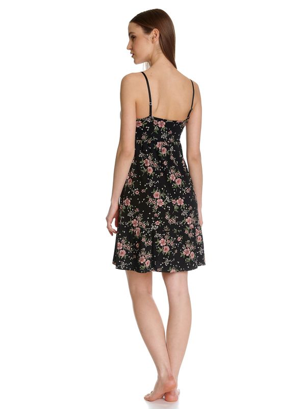 Nastrovje Potsdam Vive Maria Hibiscus Dream Damen Negligée schwarz allover Kostenloser Versand