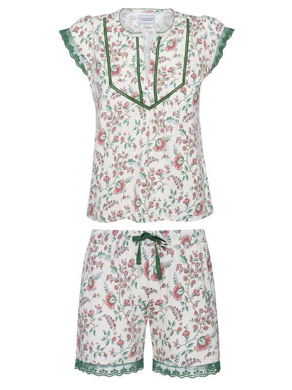 Nastrovje Potsdam Vive Maria Garden Girl Damen Pyjama creme/allover Versandkostenfrei