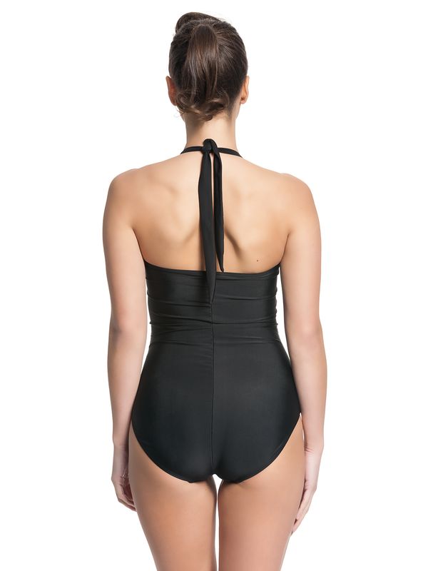 Nastrovje Potsdam Pussy Deluxe Roxy Checkered Damen Badeanzug schwarz allover Osterangebot
