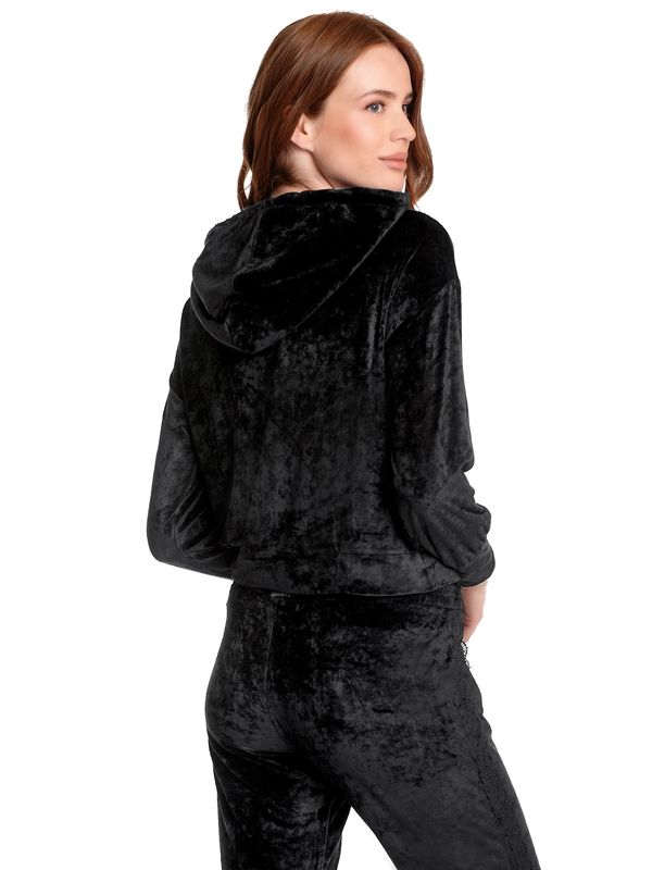 Nastrovje Potsdam Vive Maria Velvet Dream Damen Kapuzensweatjacke schwarz Jubiläumsangebot