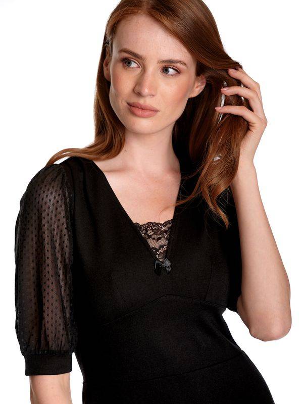 Nastrovje Potsdam Vive Maria Evening Dream Damen A-Linien-Kleid schwarz Neueste Mode