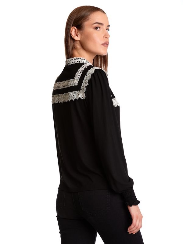 Nastrovje Potsdam Vive Maria Nuit Francaise Damen Langarmbluse schwarz Zeitlich begrenztes Angebot