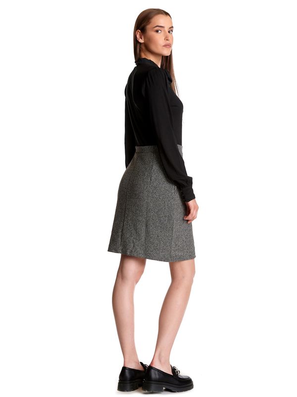 Nastrovje Potsdam Vive Maria Cottage Love Damen Blusenkleid grau meliert/schwarz Saisonale Angebote
