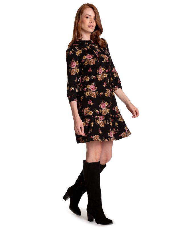 Nastrovje Potsdam Vive Maria Barock Love Damen A-Linien-Kleid schwarz allover Kauf eins, bekomm eins gratis
